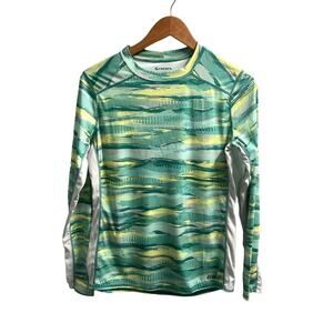 SIMMS SolarFlex Sun Protective Clothing featuring UPF 50 Women's  Crew Shirt SM